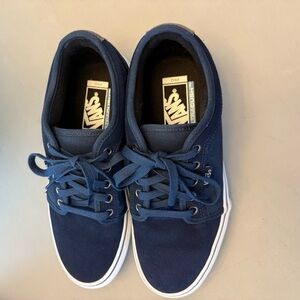 Vans Men's Navy Canvas Sneakers